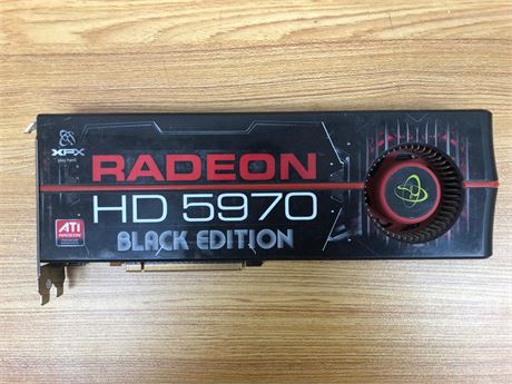 XFX ATI Radeon HD 5970 2GB Black Edition Video Graphics Card GPU