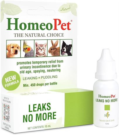 HomeoPet Leaks No More for Dogs and Cats 15ml
