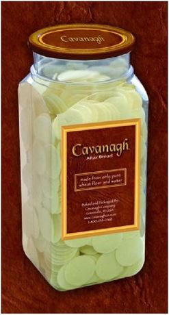 Cavanagh Altar Bread - 1 3/8" White - 750/Container