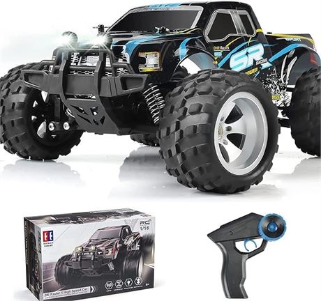 DOUBLE E RC Cars 4WD High Speed 20 Km/h, 2.4Ghz 1:18 Scale All Terrains Off Road