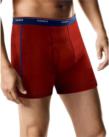 Hanes Men's 5-Pack Sports-Inspired Boxer Brief, Assorted