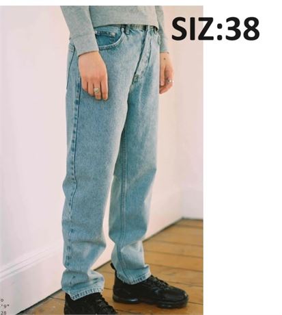 size:38 Jo denim light blue wash jeans