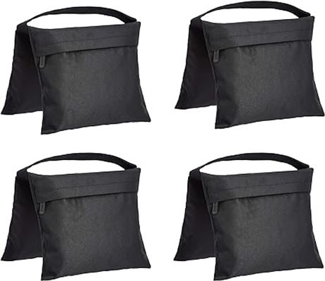 Amazon Basics Photographic Empty Sandbag for Light Stands, 4 pack