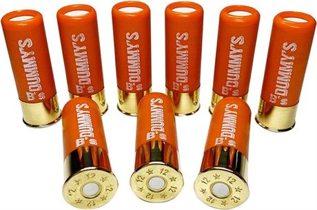 9 Pack - B's Dry Fire Snap Caps (TM) - Dummy 12 Gauge Training Rounds