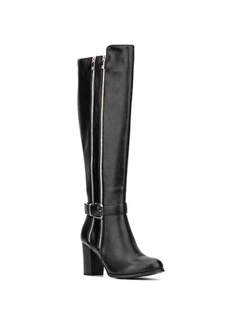 US 8.5 - New York & Company Women's Andrina Tall Boot, Black