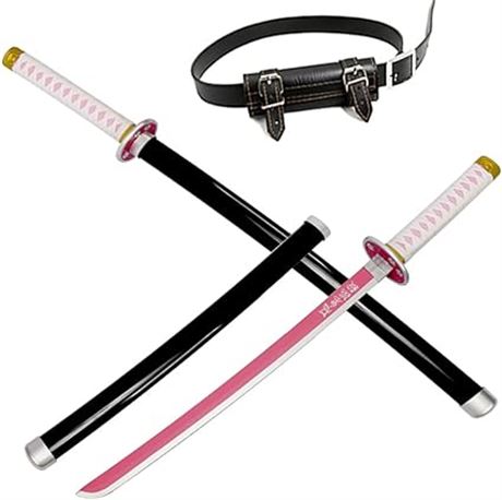 29.9 inch - FENGLONG-YB Demon Slayer Sword Anime Tsuyuri Kanawo Samurai Katana C