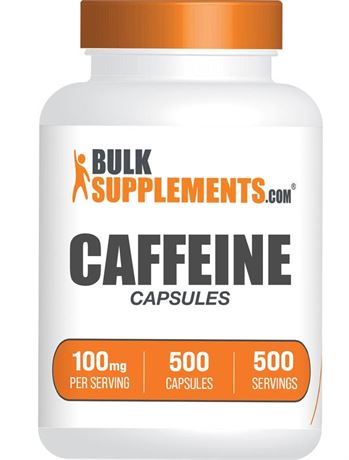 Bulk Supplements Caffeine Capsules