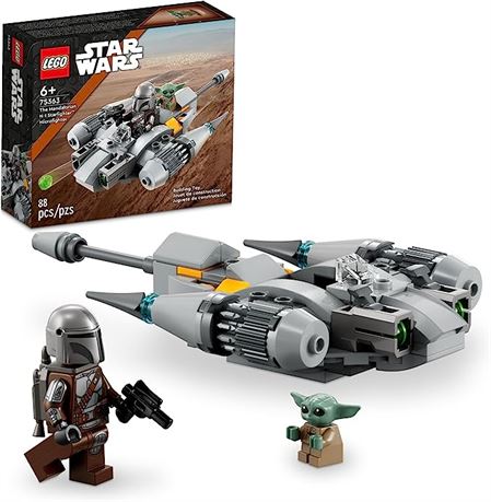 LEGO Star Wars The Mandalorian’s N-1 Starfighter Microfighter, Building Toy Set