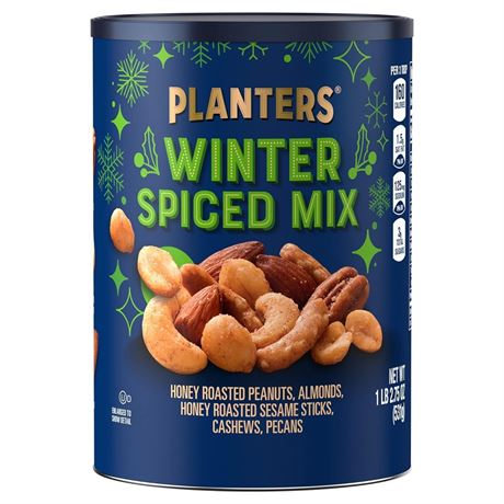 Planters Winter Spiced Mix Canister, 1LB
