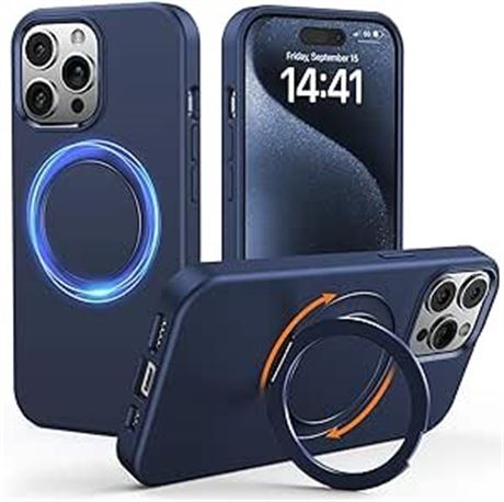 Gatatol for iPhone 15 Pro Case Blue