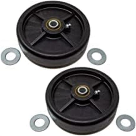 VIRTIONZ 2PK Deck Wheel Replacement for John Deere AM100633 AM104127 AM107560