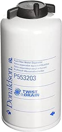 Donaldson P553203 Fuel Filter (Water Separator, Spin-on)