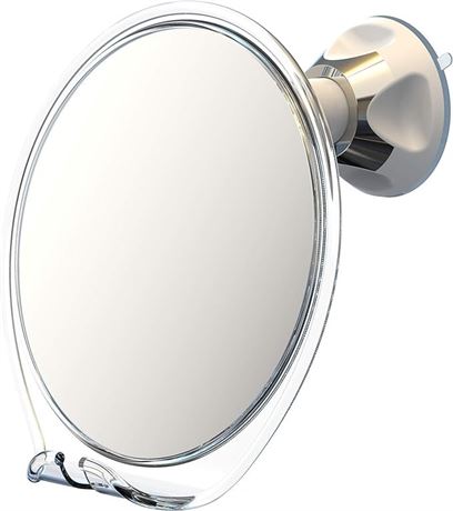 Luxo Shaving Mirror, Shower Mirror with a Razor Holder for Shaving