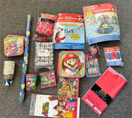 Super Mario Birthday Theme Decorations & Party Supplies