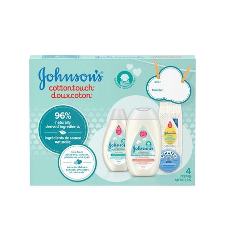 4 products, Johnson's Baby Cotton Gift Pack