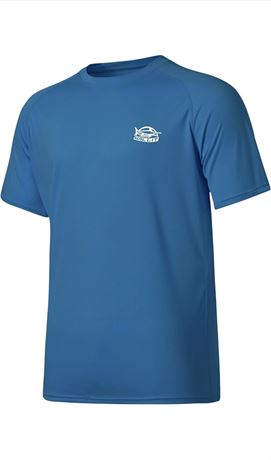 Size-3XL, Willit Men's UPF 50+ Sun Protection Shirt Rashguard Swim Shirt