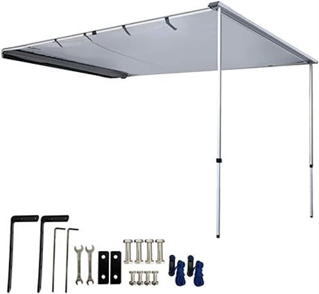 DANCHEL OUTDOOR Pull-Out Car Awning for Camping Overlandin...