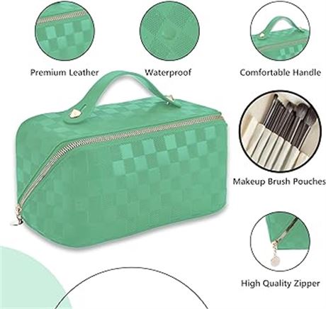 GUZINCMakeup Bag - Large Capacity Cosmetic Bag, Portable...