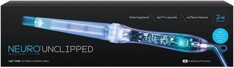 Neuro Unclipped Styling Curling Iron, 1.25" Cone