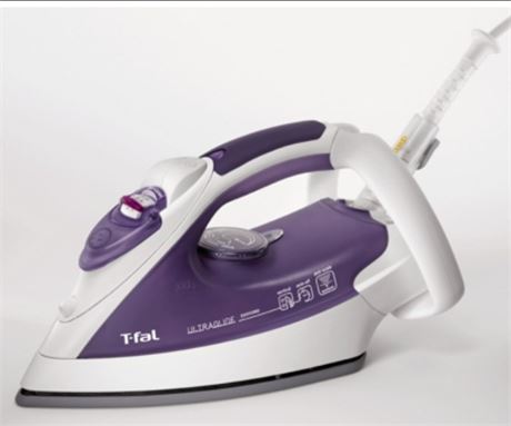 T-FAL - STEAM IRON ULTRAGLIDE EASYCORD - (See Description and Pictures)