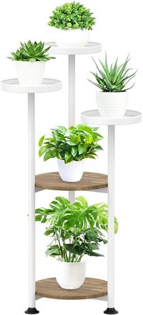 5 Tiers Metal Corner Plant Stand for indoor plants, Upragde Multi-tierTall Plant