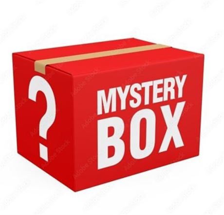 Mystery Box, $717.18 Value, Box Size 12”x12”x12”