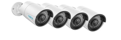4PCS - REOLINK 8CH 5MP PoE Home Security Cameras