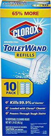 Clorox ToiletWand Disinfecting Refill 30 Count Total