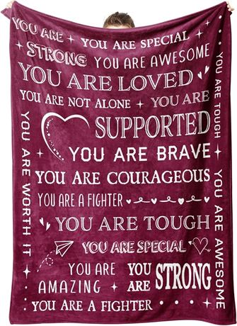 SteadStyle Blanket Gifts for Women or Men - Get Well Blanket, Inspirational Gift
