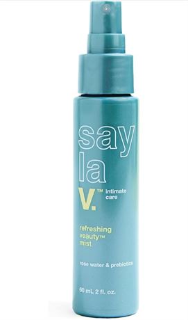 say la V. Refreshing Veauty Feminine Spray, Natural Rose Scent Neutralizes Vulva