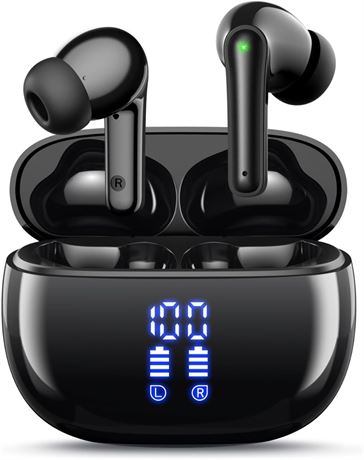 Wireless Earbuds Bluetooth Headphones, 40H Playtime Stereo IPX5