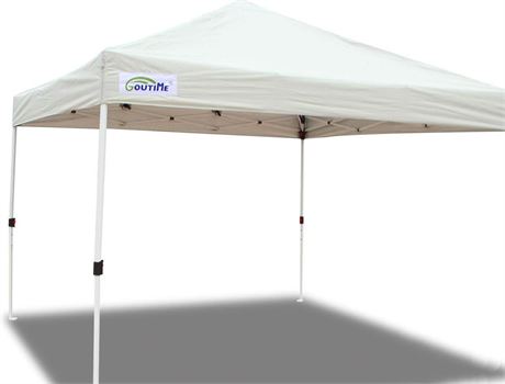 Goutime 10x10Ft (3m*3m) Easy Pop Up Canopy Tent Gazebo Marquee Commercial Tents