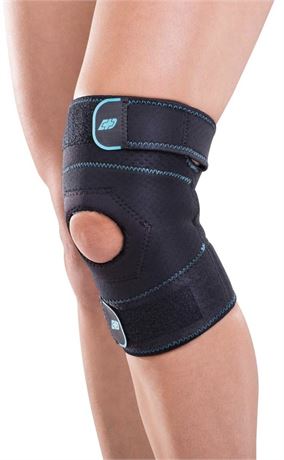 DonJoy Advantage DA161KS03-BLK-L Knee Sleeve for Sprains, Strains, Soreness
