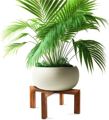 16 Inch Wood Plant Stand Wooden Plant Pot Holder