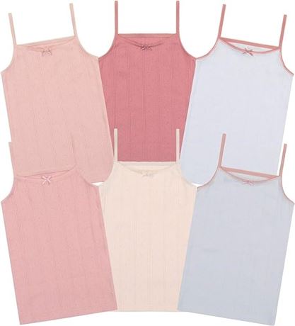 3-4, Buyless Fashion Girls Tank Tops - Sleeveless Cami Tanks Cotton Undershirts