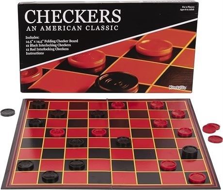 Kangaroo Checkers Board Game,  Ages 6+ *PACKAGE MAY VARY