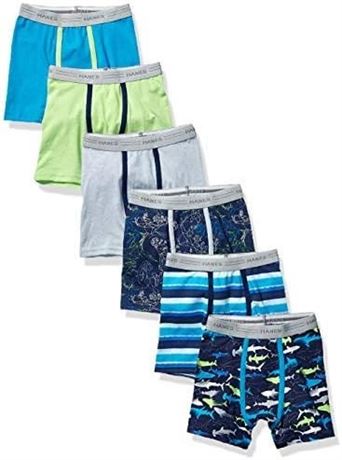 Hanes Boys' Toddler Boxer Brief, Assorted Solids,  & Prints, 2-3T(SEE NOTE)