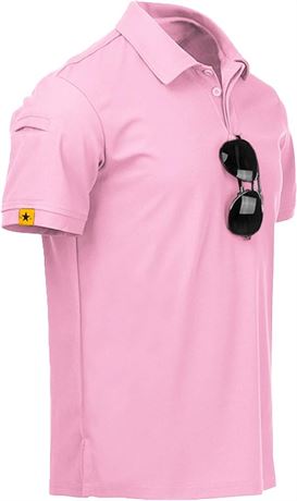 ZITY Mens Polo Shirt Short Sleeve Sports Golf Tennis T-Shirt - XL