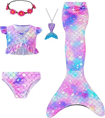 Mermaid Tail Swimsuit for Swimming Mermaid Tails for Girls Cola De Sirena para N