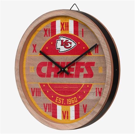 Kansas City Chiefs Fan Clocks