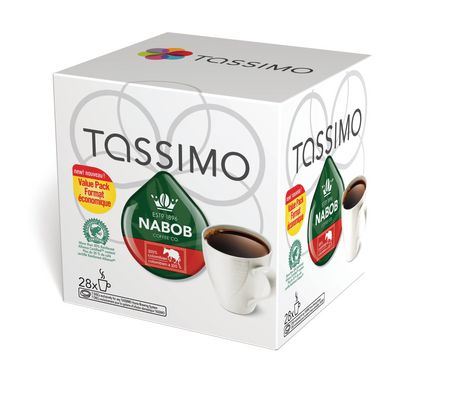 Tassimo Nabob 100% Colombian Coffee Single Serve T-Discs