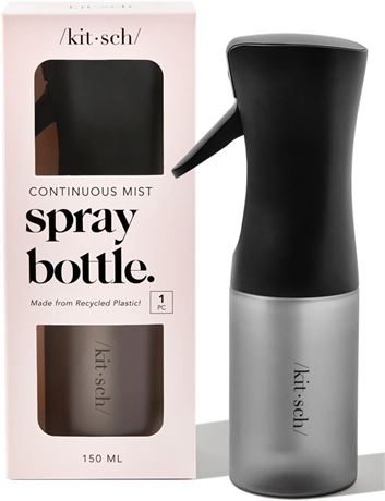 Kitsch Continuous Spray Bottle for Hair, Mister Spray Bottle with Ultra Fine Wat