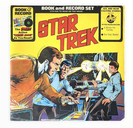 1976 STAR TREK Book and Record Set - New/Sealed - Power Records *USED
