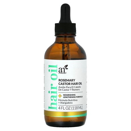 artnaturals, Rosemary Castor Hair Oil, 4 fl oz (118 ml)