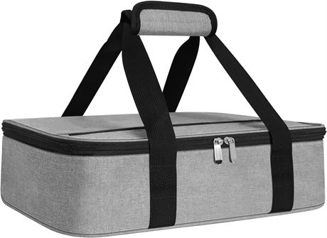 Insulated Casserole Carrier Bag Hot & Cold Food Carrier Bag Lasagna Holder Lunch
