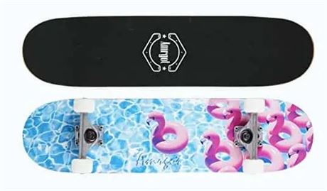 31 inches - Amrgot Skateboards Pro Complete Skateboards for Teens, Beginners, Gi