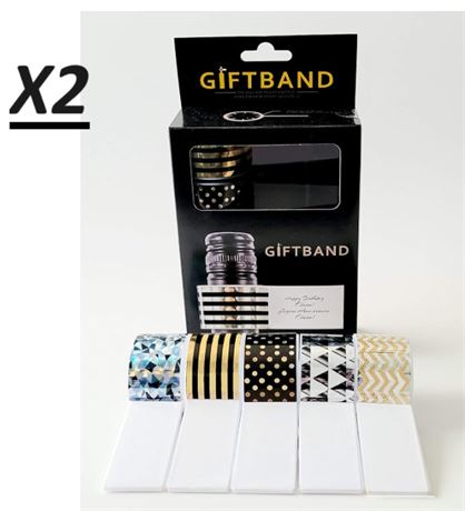 5-Pack of Gift Bands in Various Styles X2