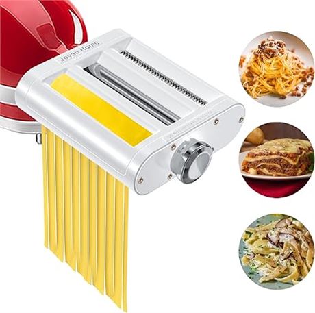 Pasta Maker Attachment for KitchenAid Stand Mixers 3 in 1 Set...