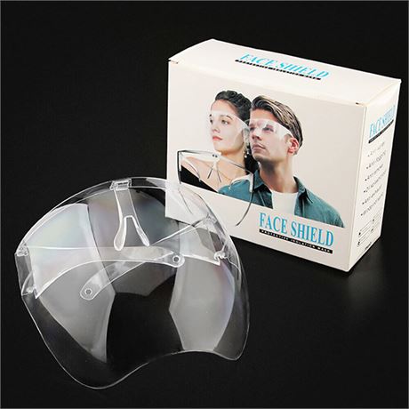 Pack of 2, AntiFog Face Shield Protective Facial Cover