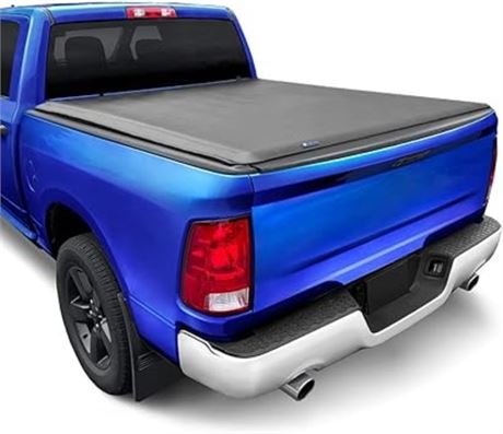 Tyger Auto T1 Soft Roll-up Truck Bed Tonneau Cover Compatible with 2002-2008 Dod